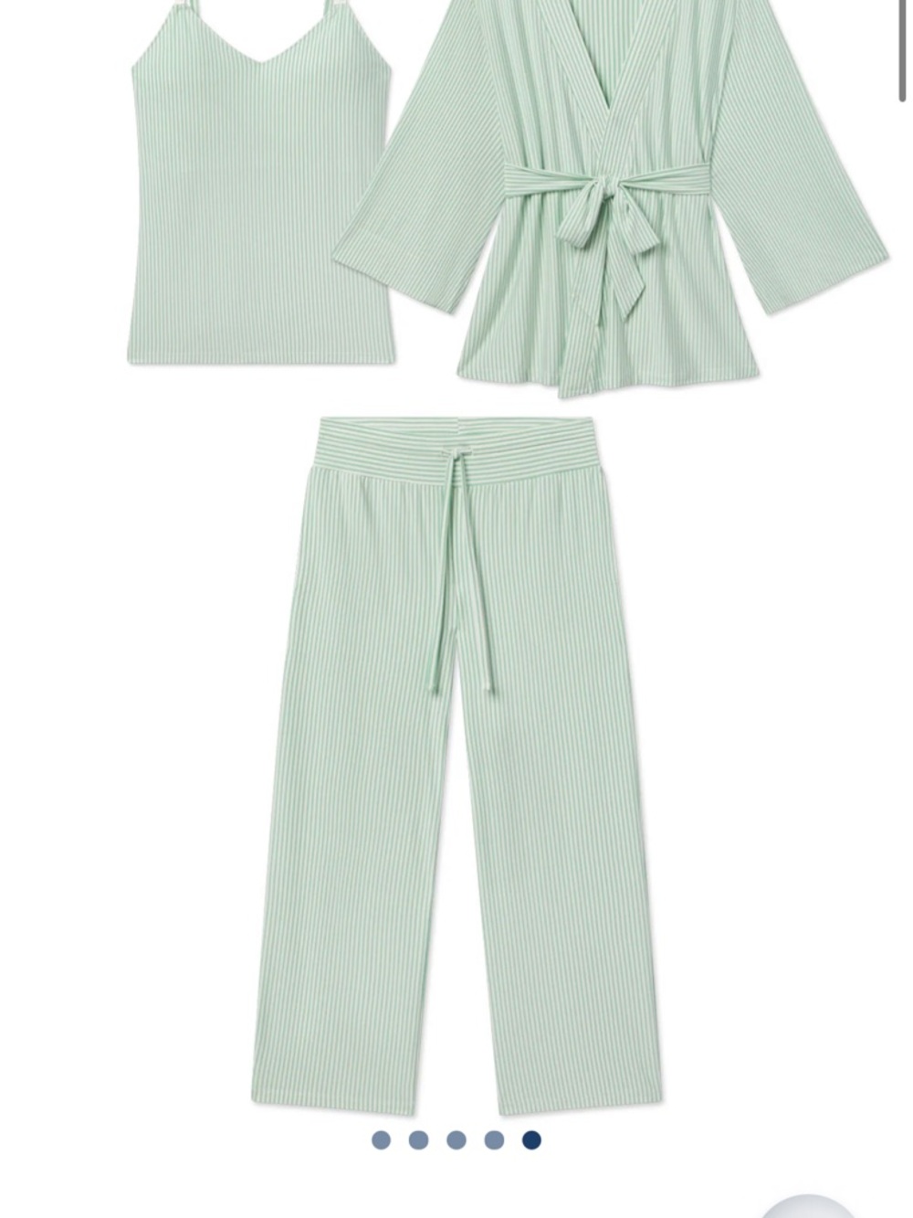 Lake Maternity DreamModal Kimono Three-Piece Set size large